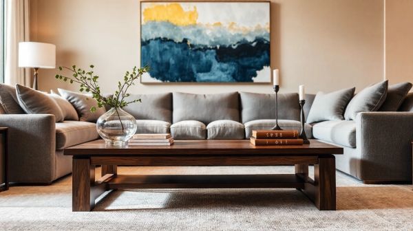 Idées de tables basses pour un salon à la fois chaud et stylé